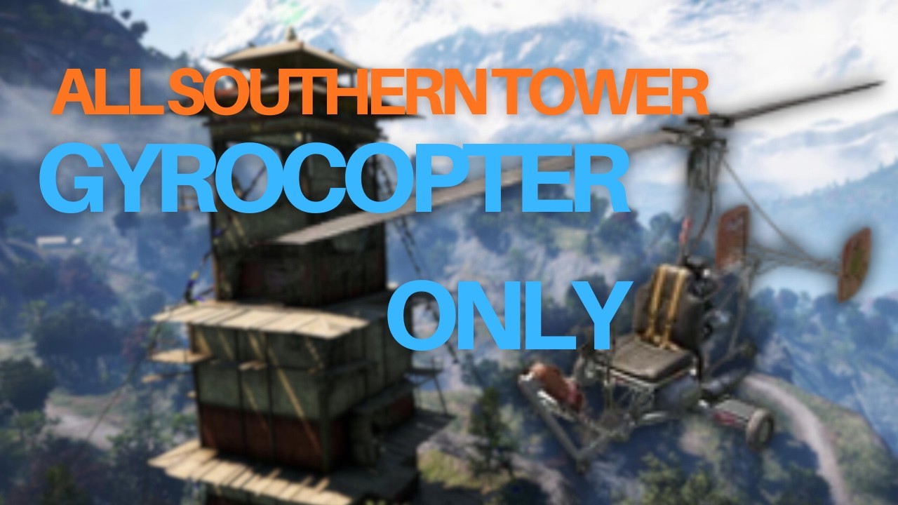 FAR CRY 4 Gameplay to sleep to | Southern Tower Liberation Trick Using Buzzer Only
