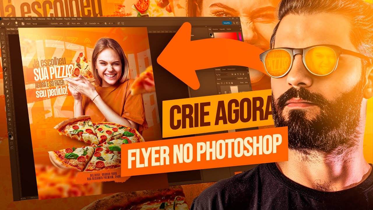 COMO FAZER ARTE DE PIZZARIA NO PHOTOSHOP