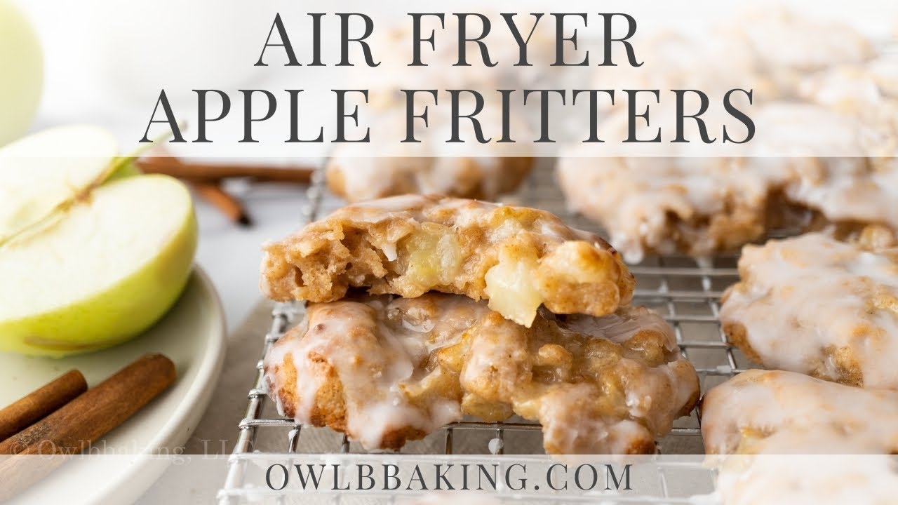 Air Fryer Apple Fritters