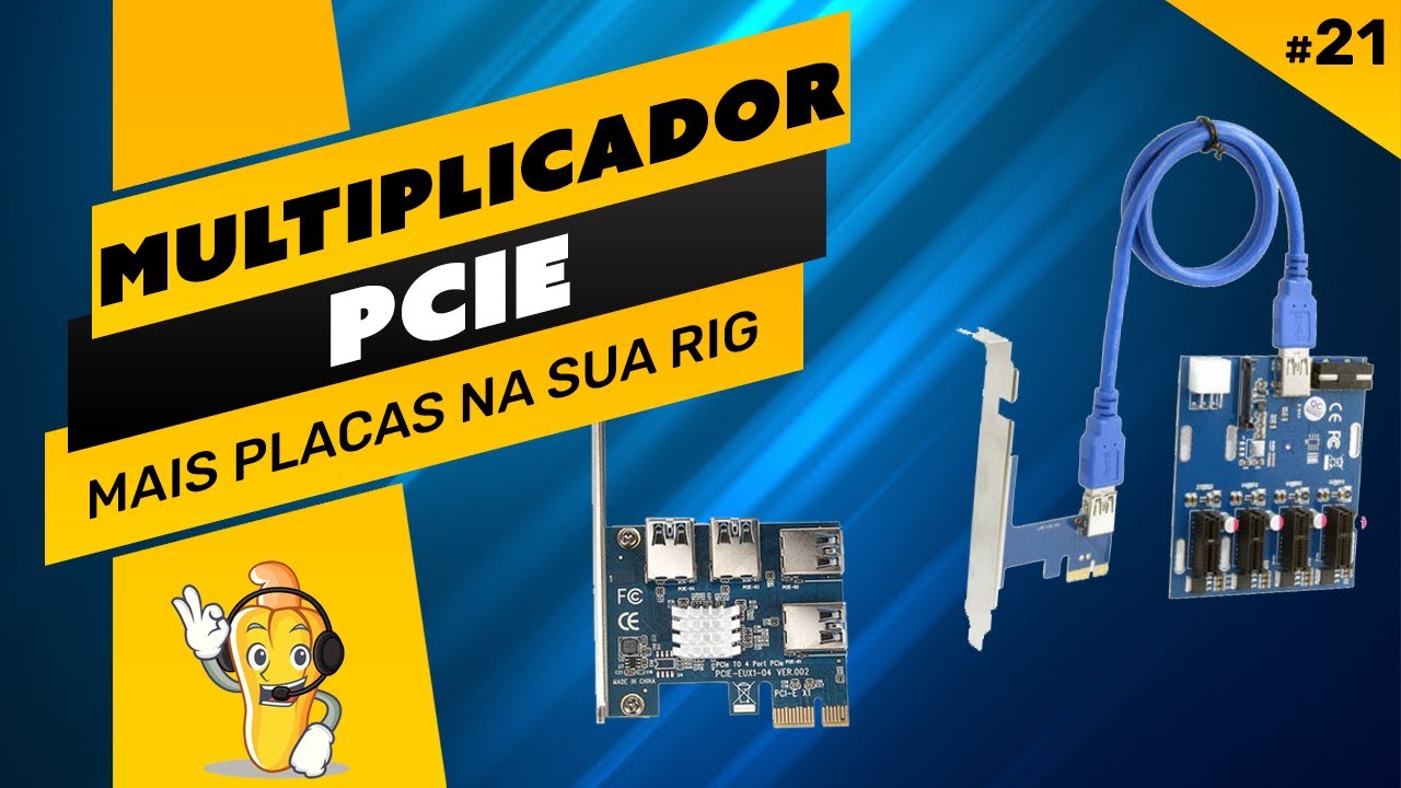 ⛏️📦 MULTIPLICADORES DE PCIE - Aumente as placas da sua RIG