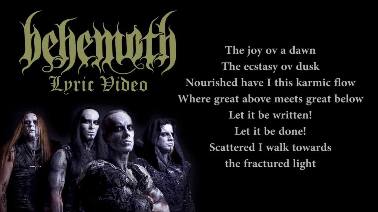 Behemoth - Ov Fire And The Void (LYRICS / LYRIC VIDEO)