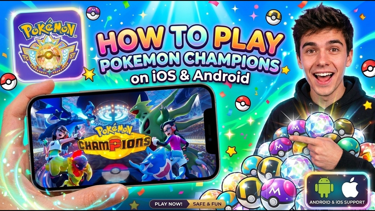 [НОВИНКА] Pok&eacute;mon Champions iOS Android! (Как получить, играть и скачать)