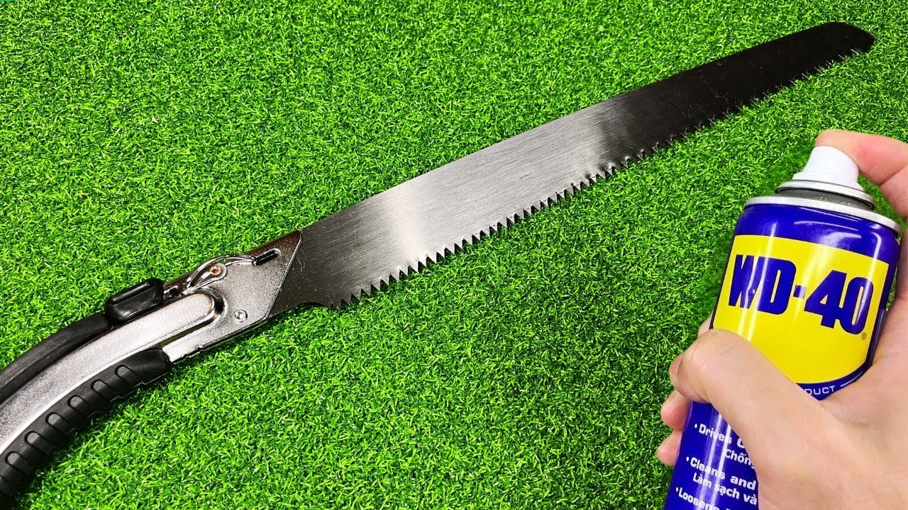 The clever way to sharpen a saw blade to razor sharpness!