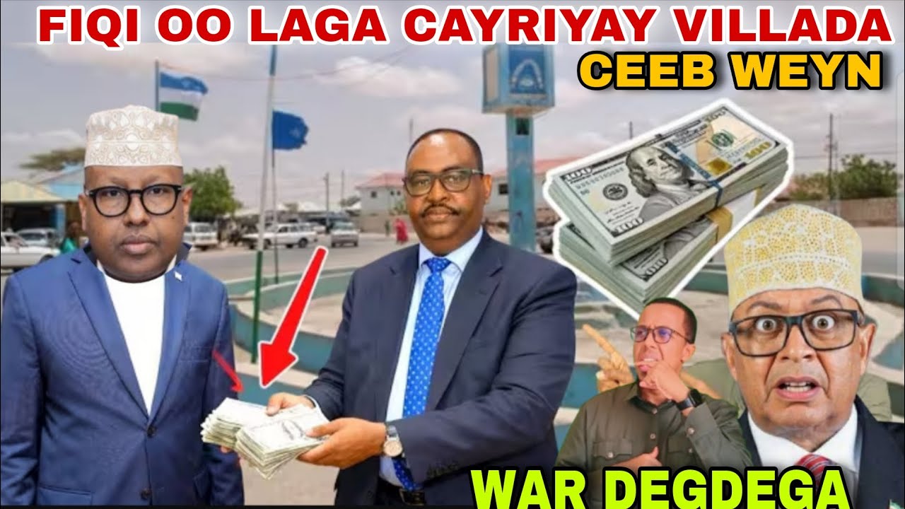 DEGDEG:DAAWO FADEEXADA FIQI OO LAGA CAYRIYAY VILLADA|HUB CULUS OO HADA LAGA DAJIYAYA 