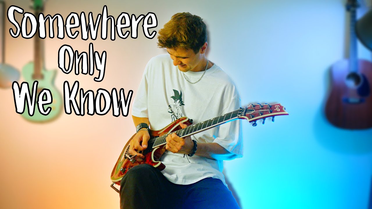 SOMEWHERE ONLY WE KNOW - Keane - Electric Guitar Cover