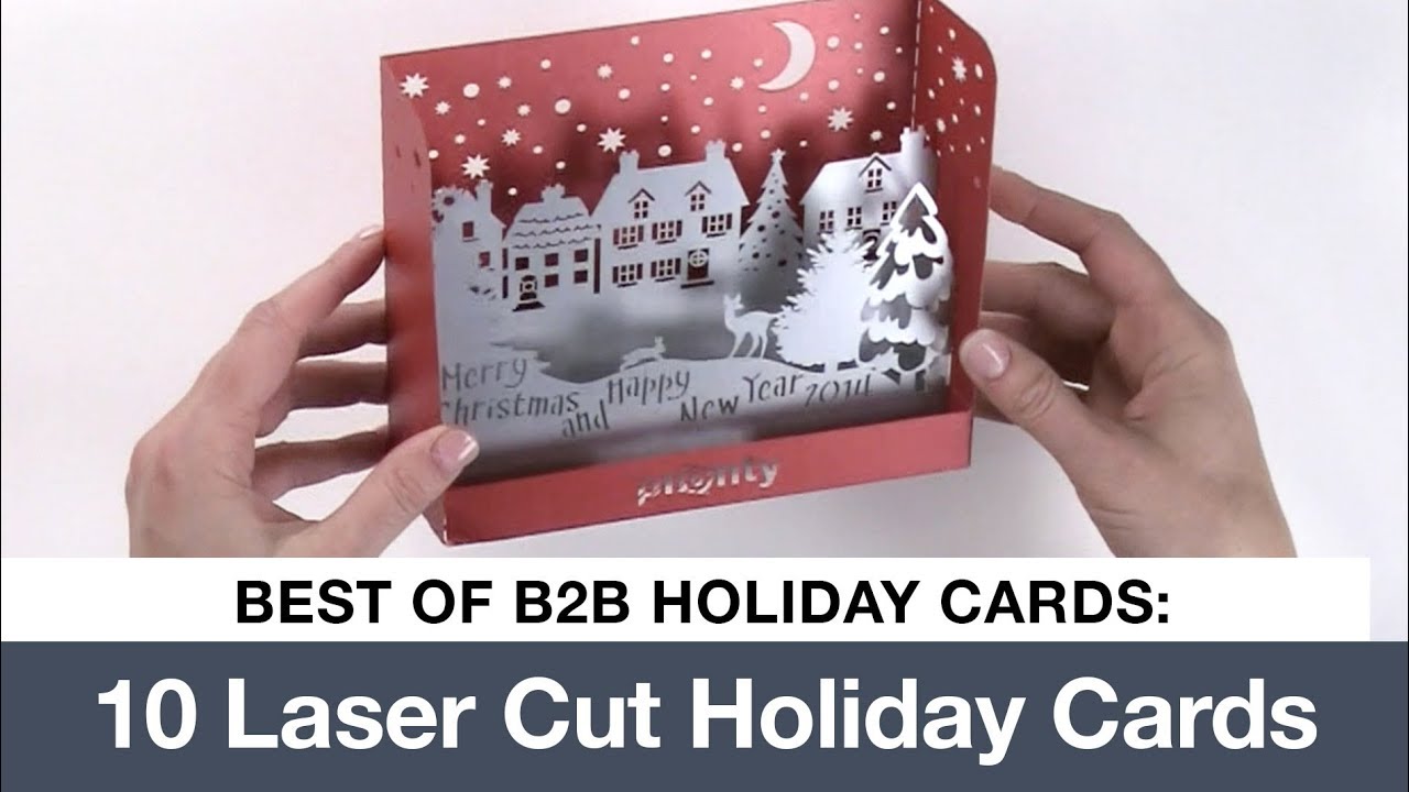 Best of Laser Cut Holiday Cards - 10 Laser Cut B2B Holiday Card Ideas