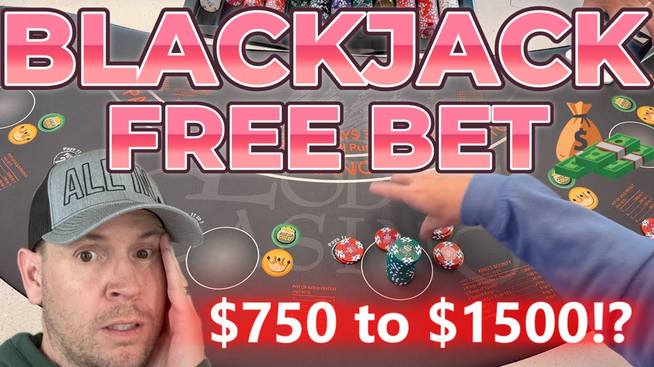 BLACKJACK Free Bet HEATER! But Greed Got Me… #casino #blackjack #gambling  #money