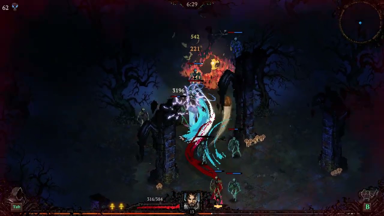 Death Must Die difficulty level 62 Avoron Darkmoor attempt