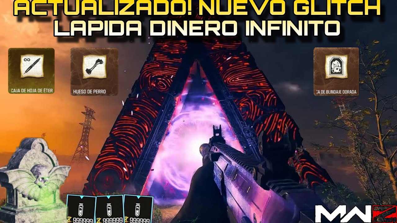 GLITCH LÁPIDA TEMPORADA 1 RECARGADA. DINERO INFINITO y CONSUMIBLES INFINITOS en ZOMBIES de COD MW3