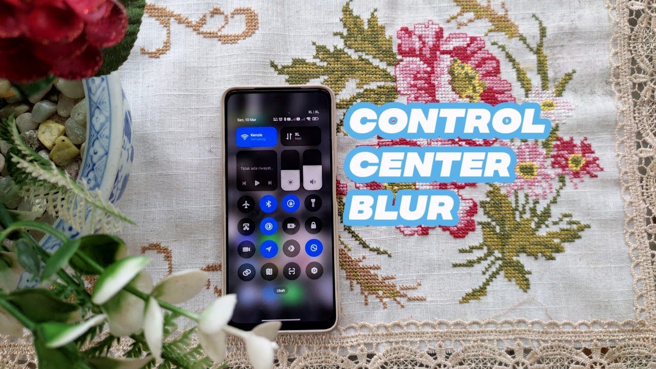 BARU!! CARA Unlock Contrtol Center Tranparan Blur