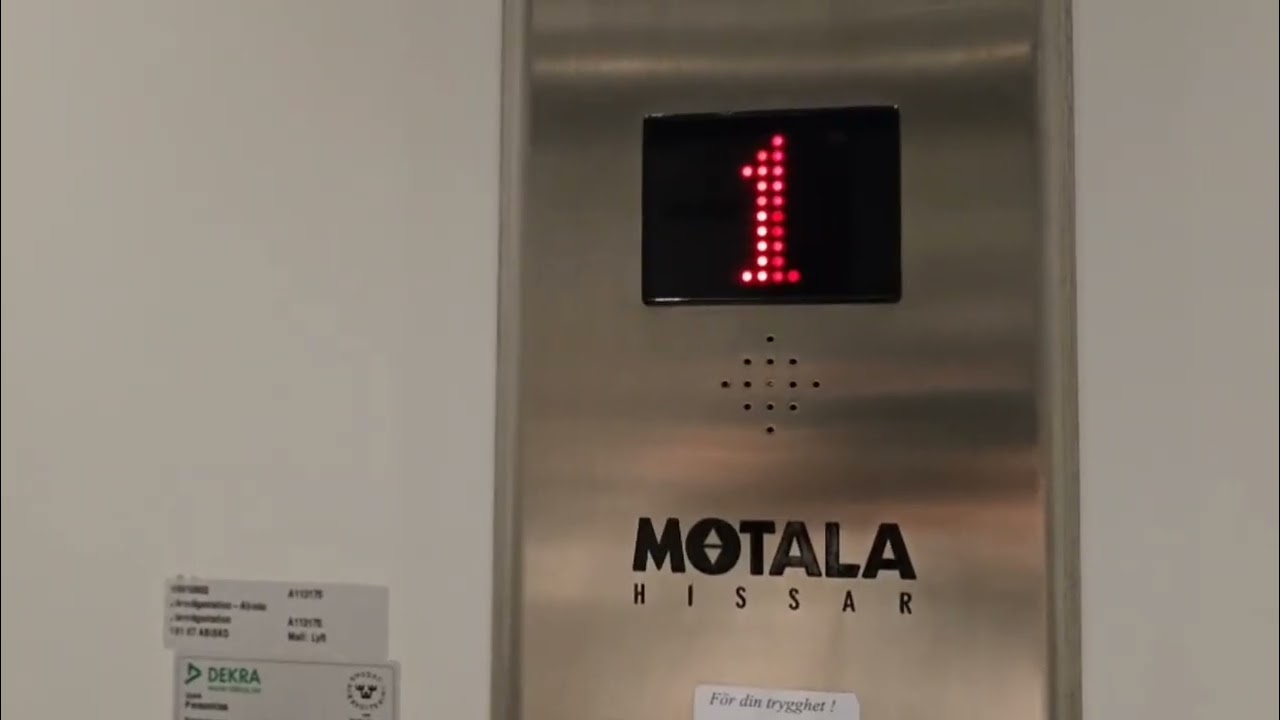 A Motala Hissar Elevator at Abisko östra Train Station, Abisko, Sweden
