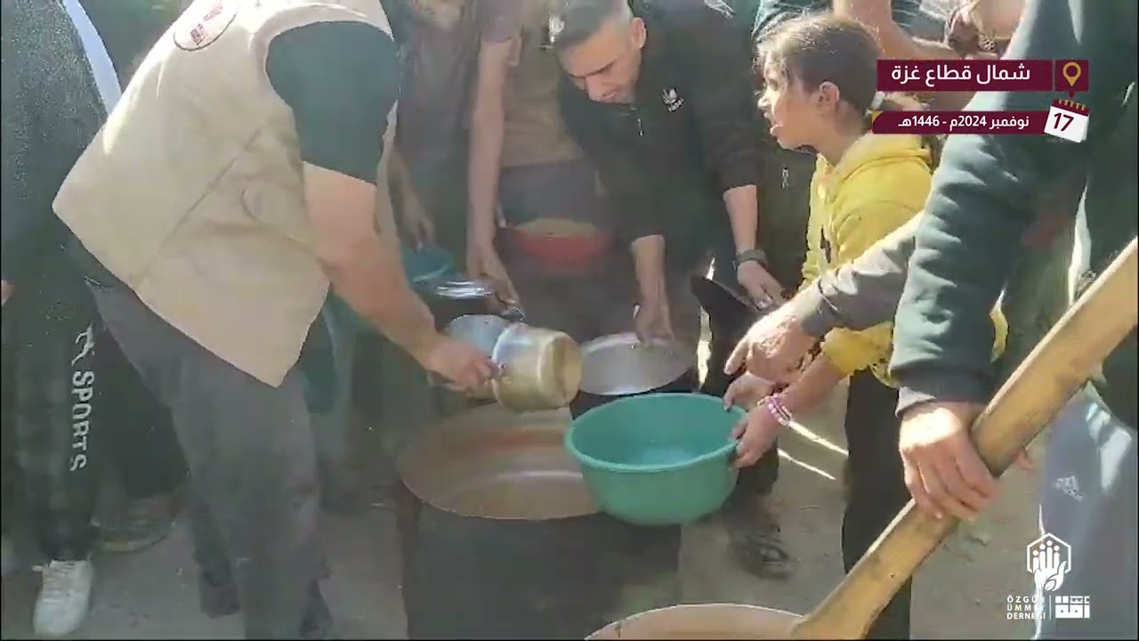 🥘إطعام 17/11/2024 🇵🇸شمال قطاع غز/ة. 