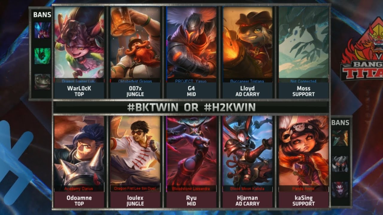 BKT vs H2K Highlights - BANGKOK TITANS vs H2K GAMING - S5 WORLDS 2015 GROUP STAGE