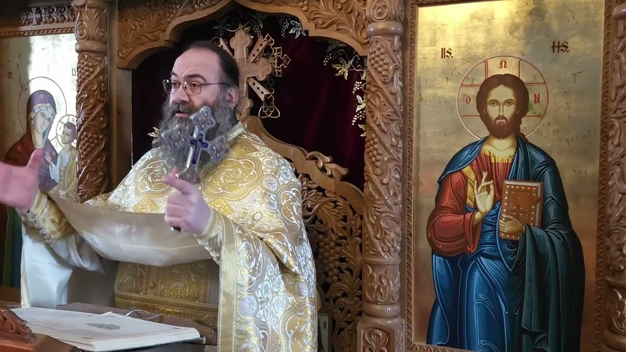 Ieromonah Macarie Banu - Predică la Duminica izgonirii lui Adam din Rai (22 Februarie 2026)