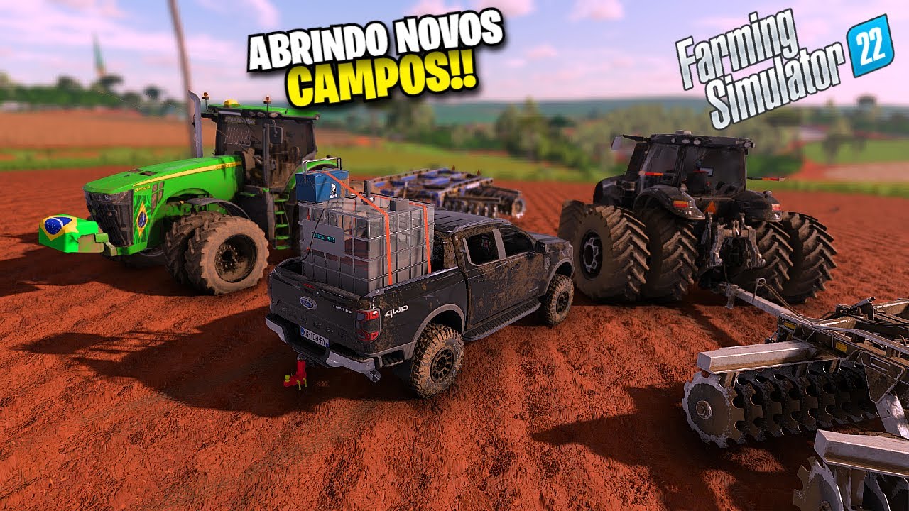 PREPARANDO O NOVO CAMPO DA FAZENDA/FARMING SIMULATOR 22/KAMPMANN'S V2
