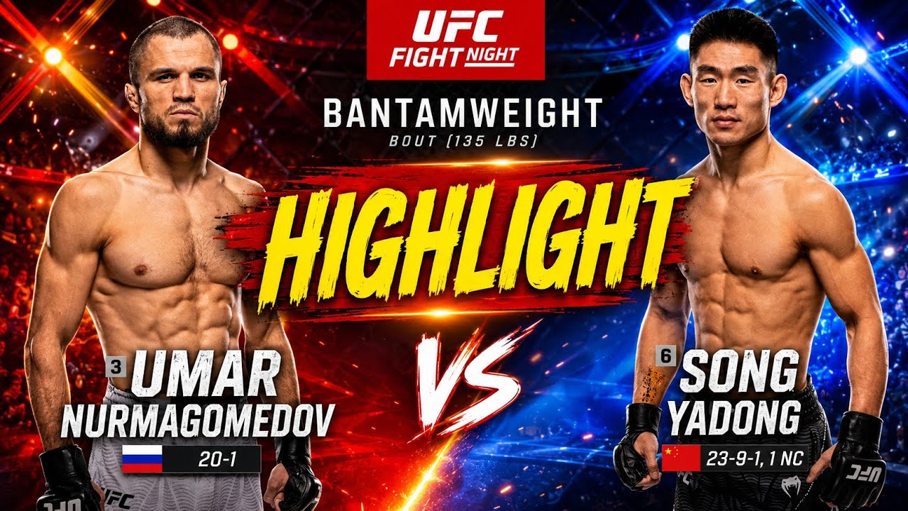 Umar Nurmagomedov vs Song Yadong fight Highlight 🥊 #ufc #mma #videos 