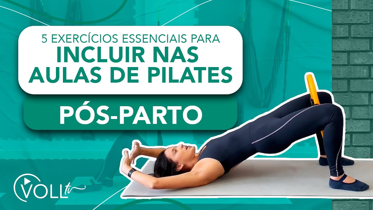 5 Exercícios essenciais para incluir nas aulas de Pilates Pós-Parto