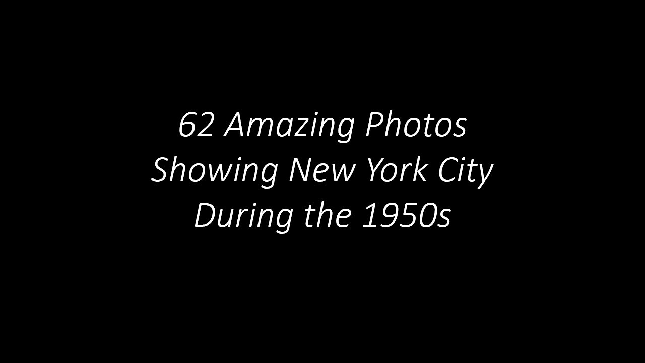 62 Amazing Photos Showing New York City During the 1950s