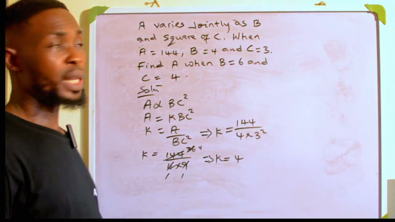 Joint variation is very simple with this knowledge