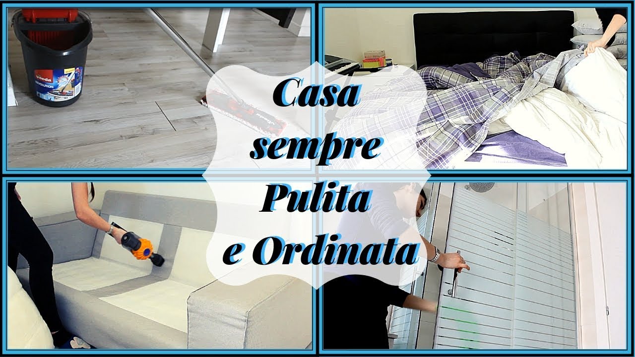 Come avere la CASA SEMPRE PULITA | LISTA MENSILE delle pulizie