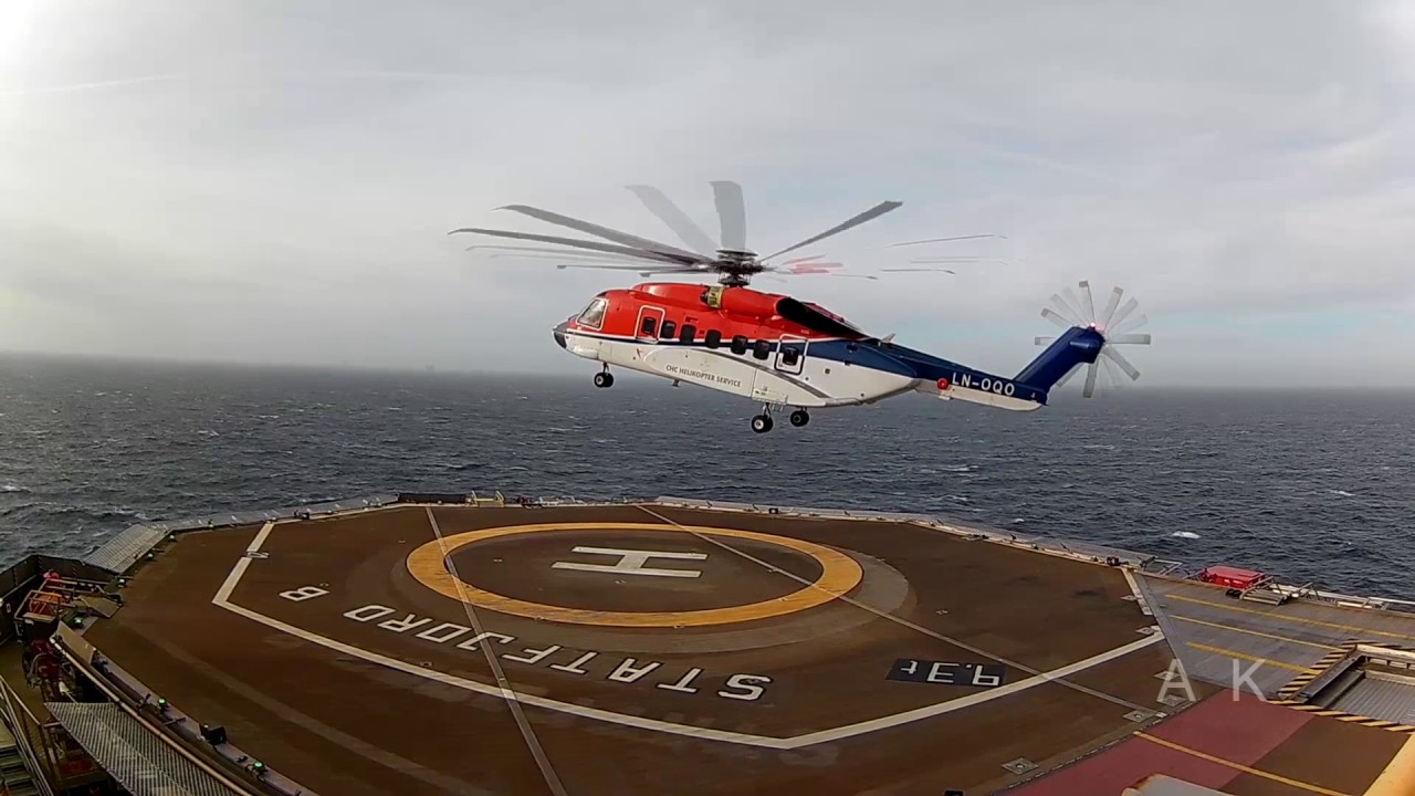 Hjemreise offshore fra STATFJORD B