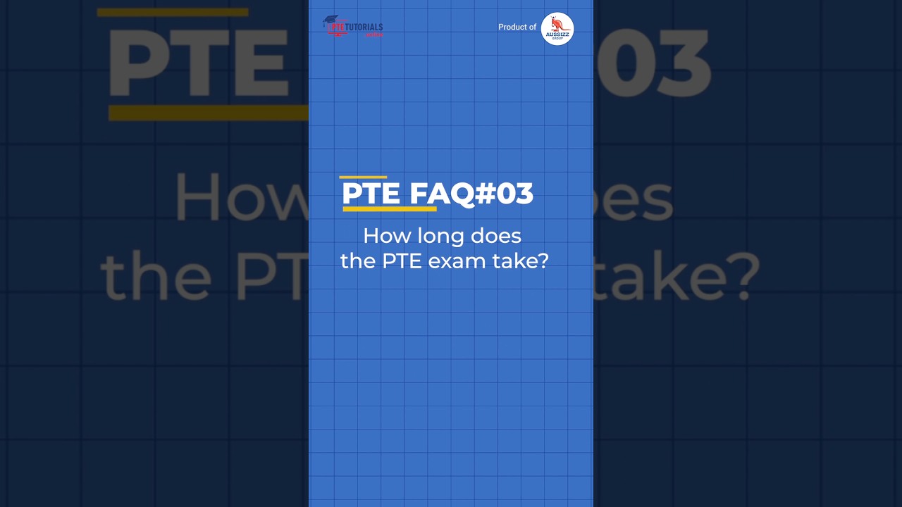 How long does the PTE exam take? #student #pte #ptelistening #pteexam #study #ptetutorials #shorts