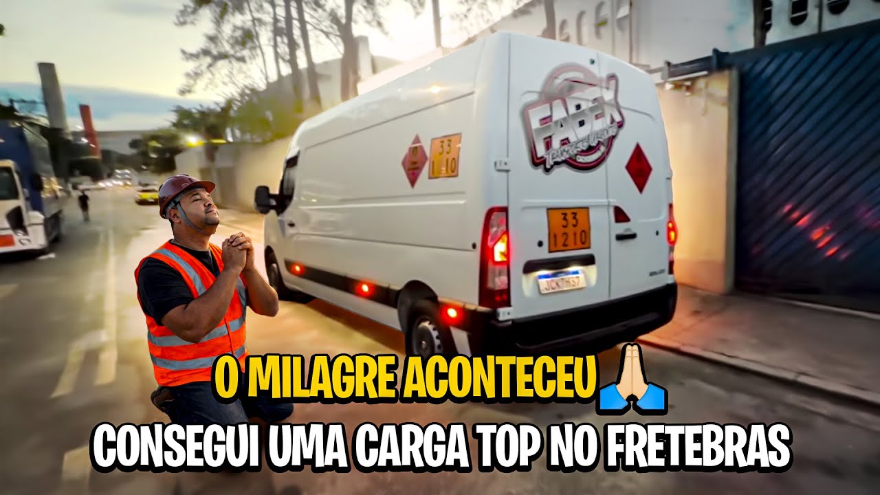 ☠️CONSEGUI NO FRETEBRAS UMA CARGA DE PRODUTOS PERIGOSOS / VIAGEM DE SP x RS