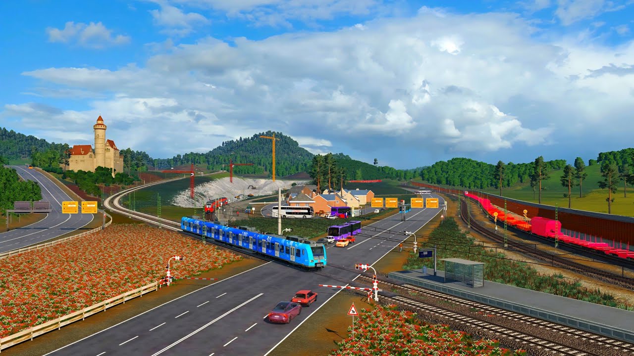 Transport Fever 2: Der Bahnübergang Teil 745
