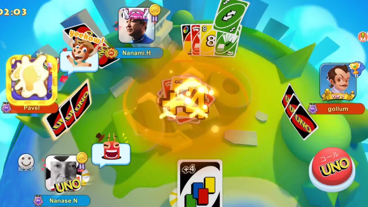 UNO! Mobile Game | Go Wild x200 2vs2 & SIDE 2 SIDE