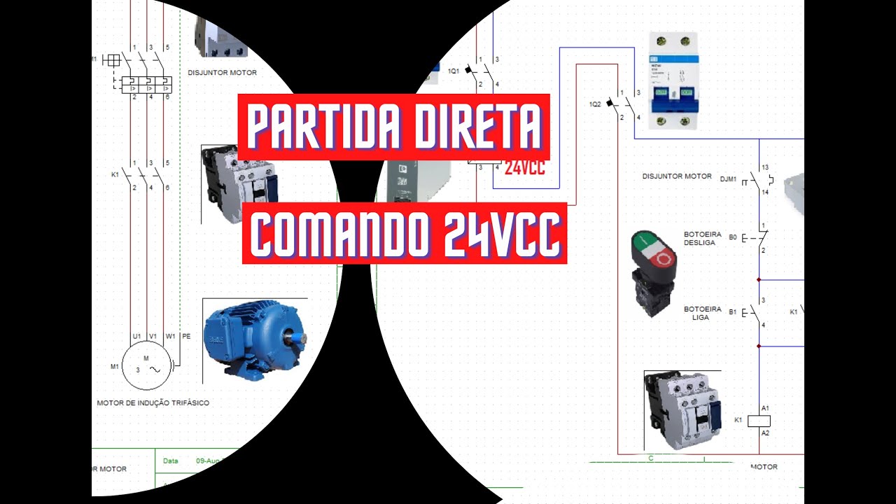 PARTIDA DIRETA 24VCC