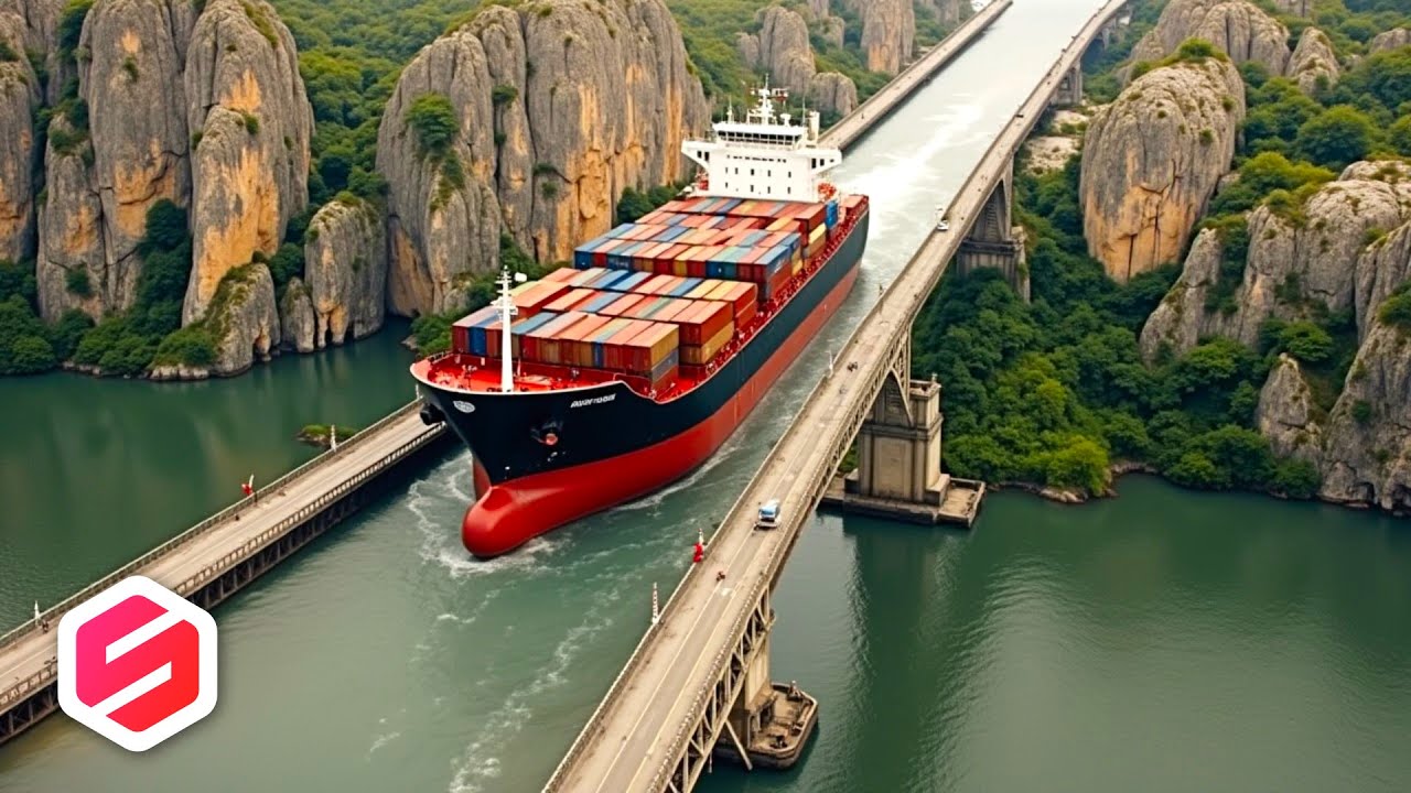 NGGAK MASUK AKAL, JERMAN BIKIN JEMBATAN UNTUK KAPAL BESAR, Ini 10 Jembatan Paling Unik dan Inovatif