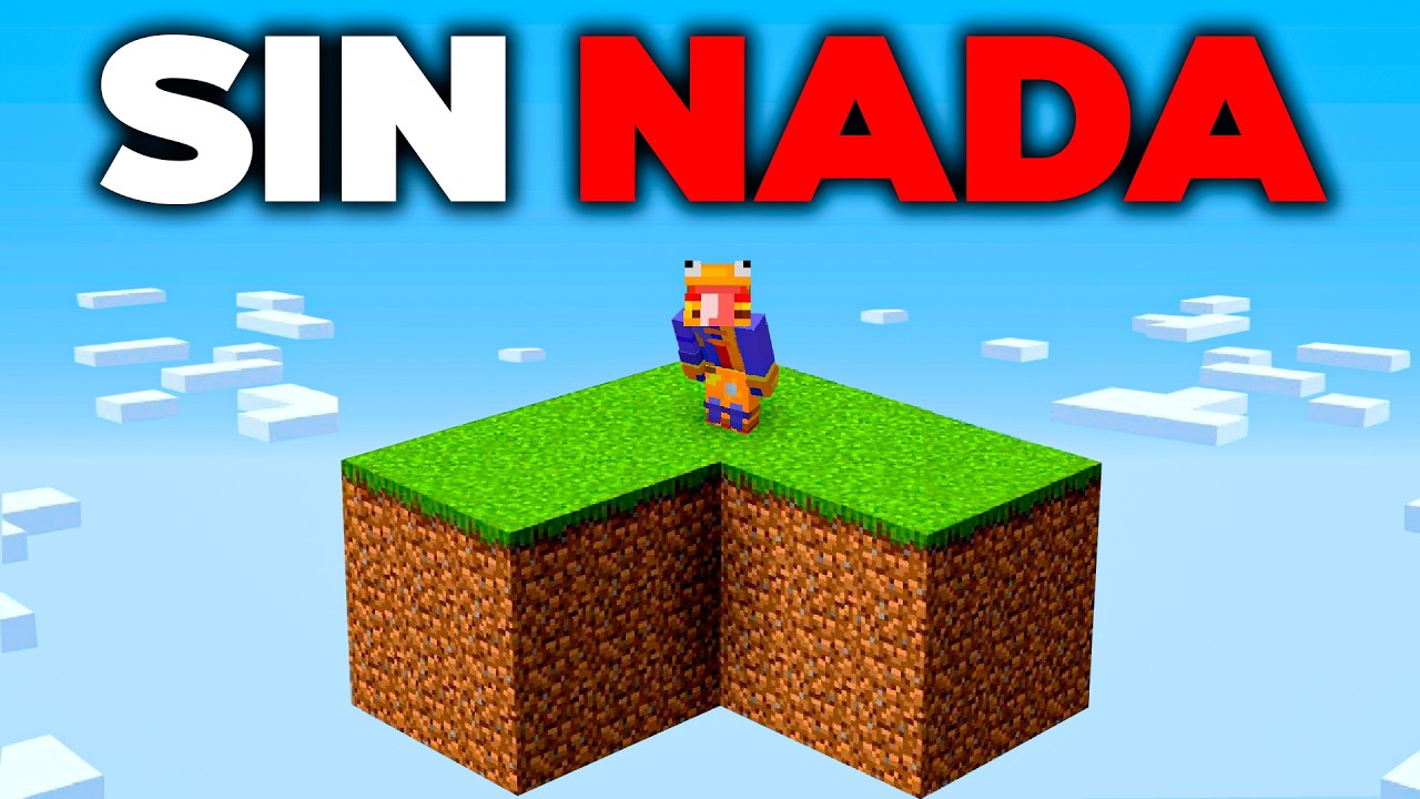 Sobreviv&iacute; 100 D&iacute;as en el Skyblock M&aacute;s Dif&iacute;cil de Minecraft