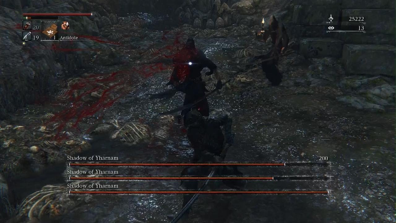 Shadow of Yharnam Boss Fight | Bloodborne