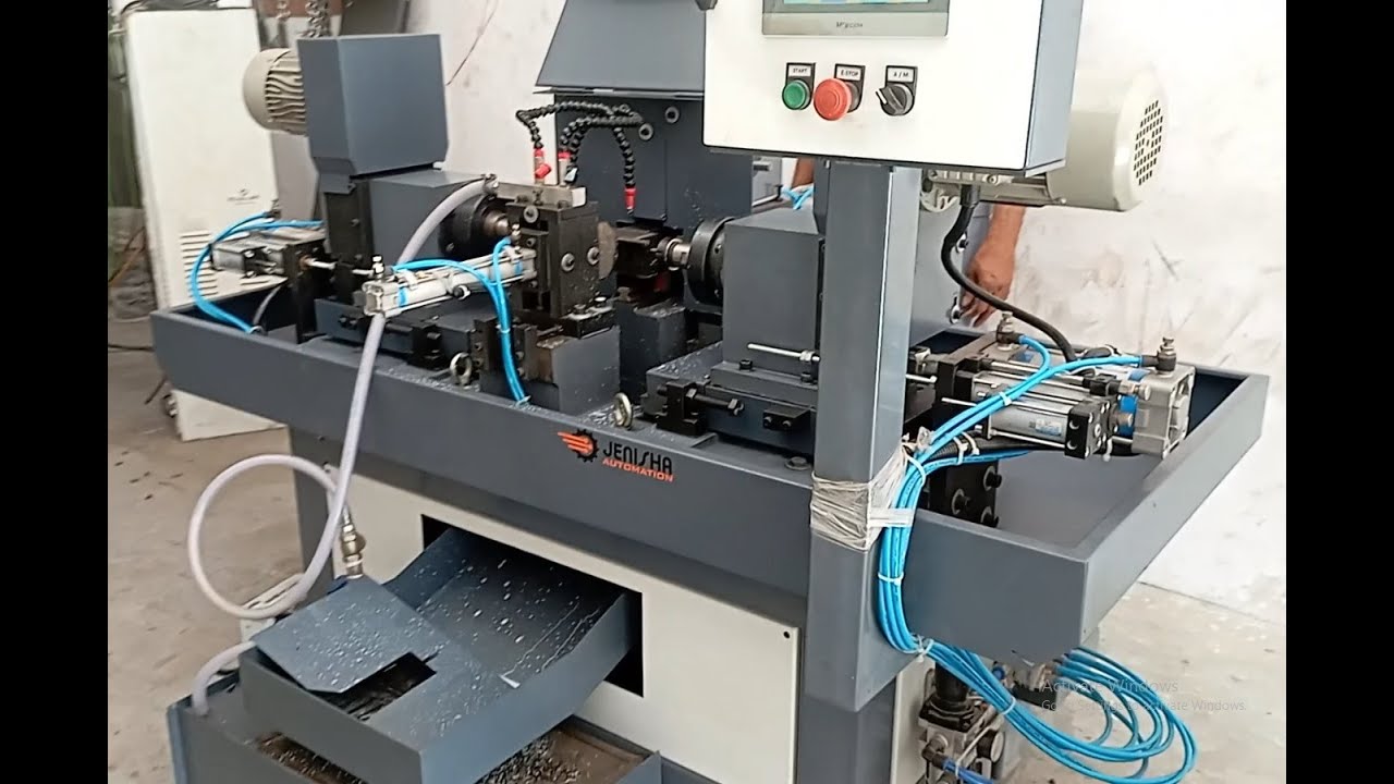 Shaft End Face and Chamfering Machine