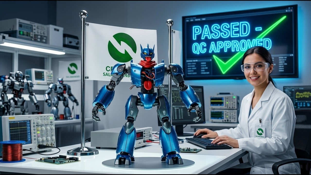 Full Automated Production of Stealth Ninja Mecha Toy  Smart Factory Process