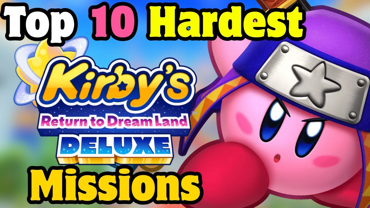Top 10 Hardest Kirby Return to Dreamland Deluxe Missions