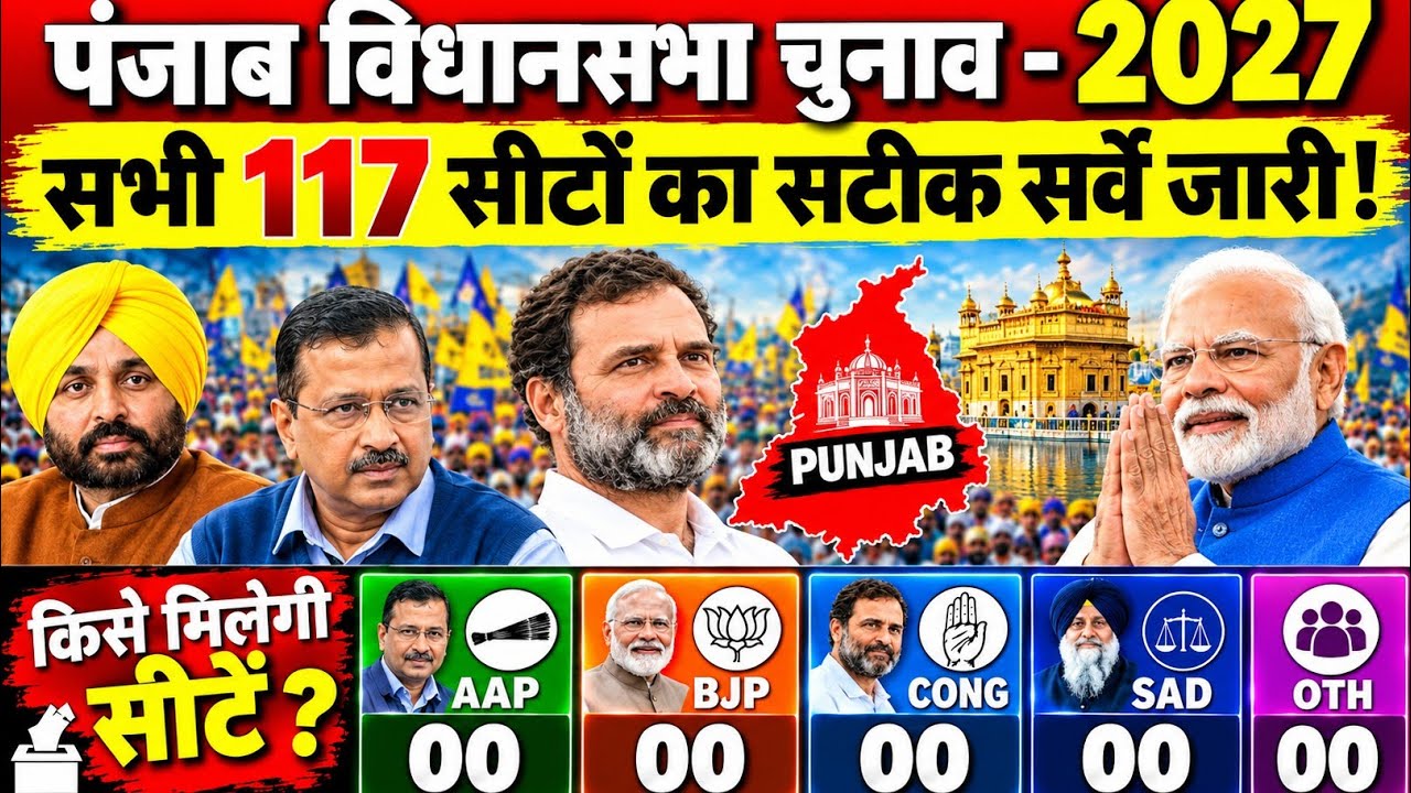 Punjab Election 2027: Punjab Election 2027: BJP, SAD, AAP: Kejriwal, Modi, Rahul, Mann