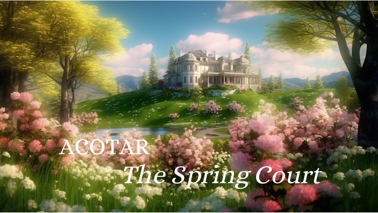 ACOTAR ⏐The Spring Court ⏐ eternal spring ⏐ magical forest ⏐ birds ⏐ fantasy ambiente
