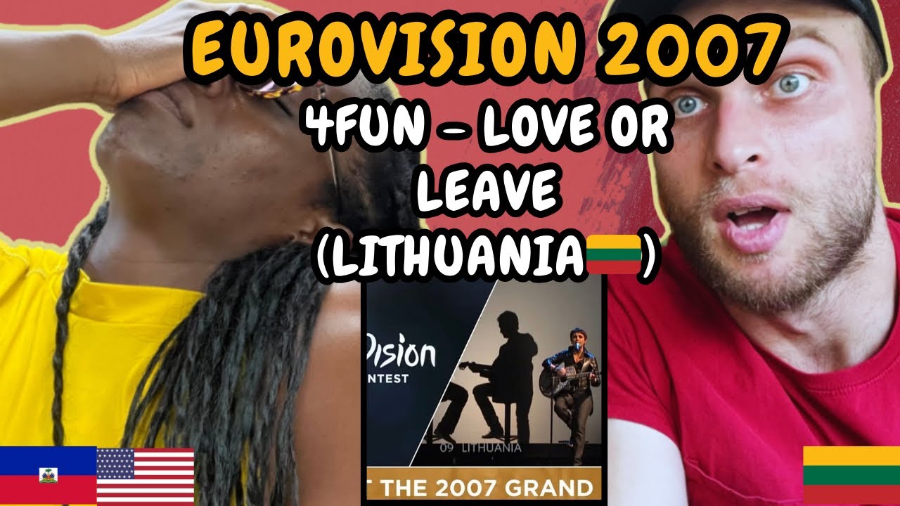 REACTION TO 4Fun - Love Or Leave (Lithuania 🇱🇹 Eurovision 2007) | FIRST TIME HEARING