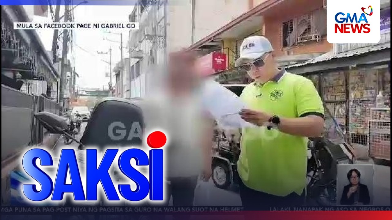 Gabriel Go ng MMDA, 'di muna pinasasama sa clearing OPS kasunod ng viral video ng pagsita... | Saksi