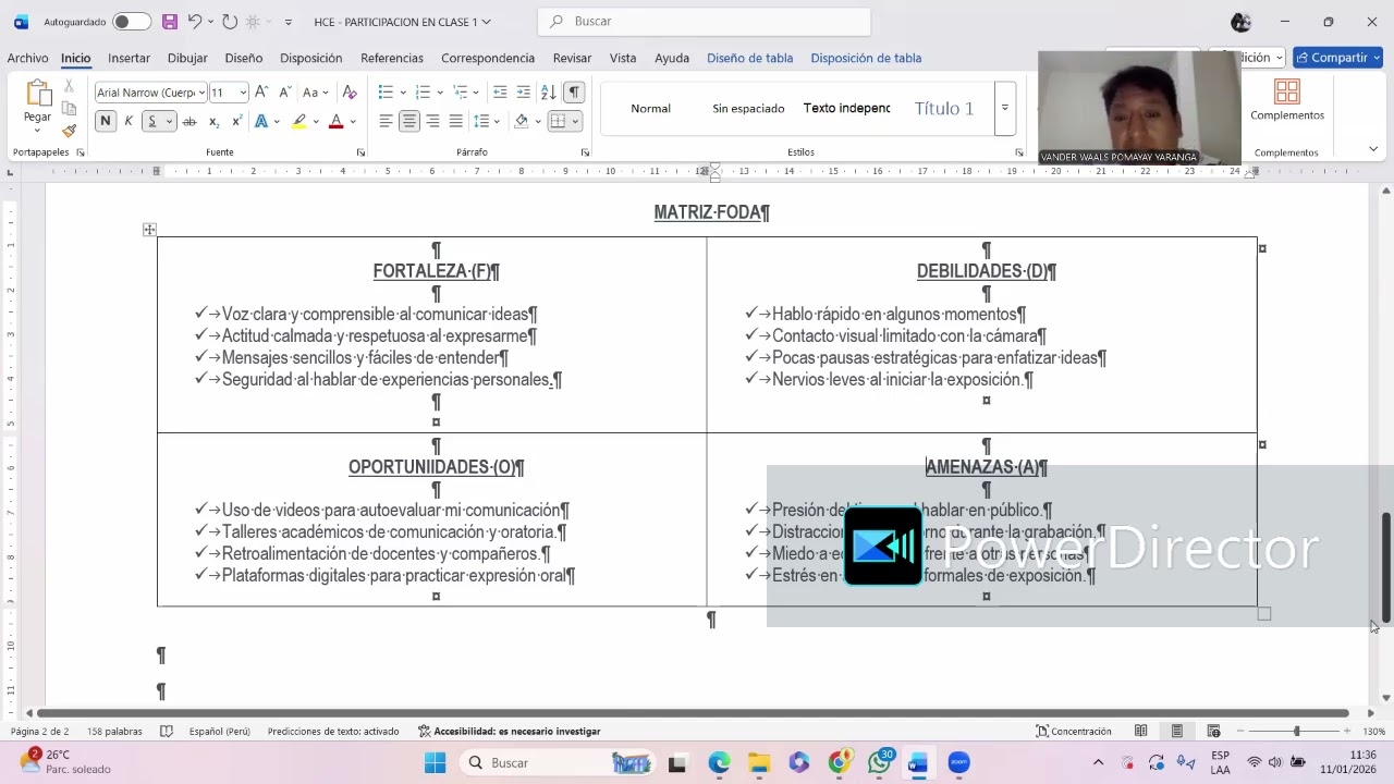 ANALISIS FODA - UTP