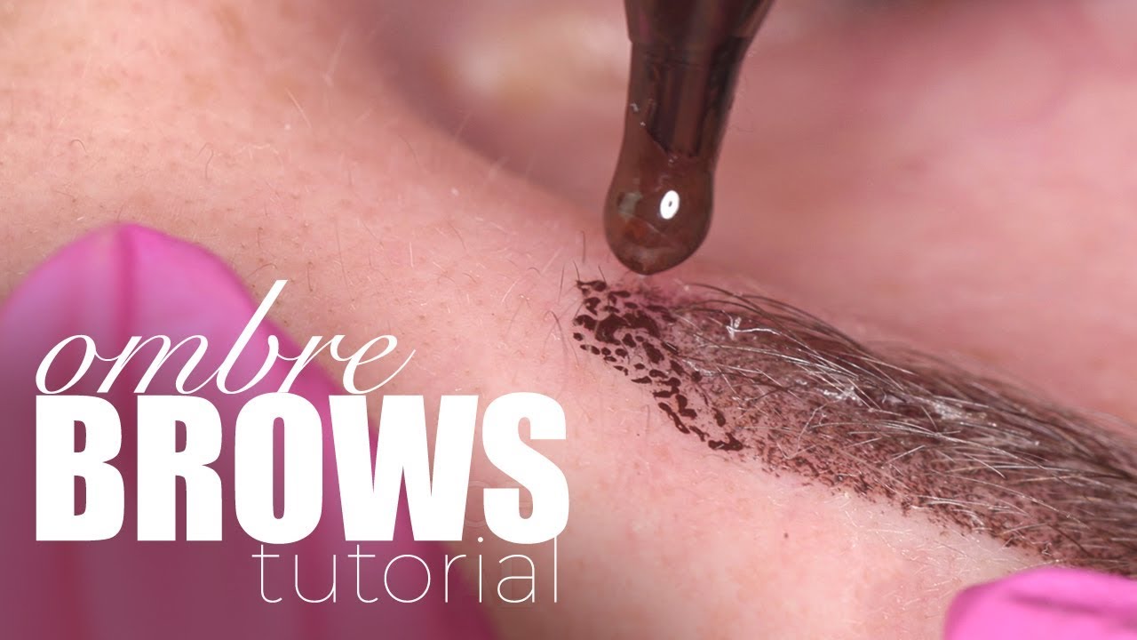 Permanent Makeup Ombre Brows TUTORIAL