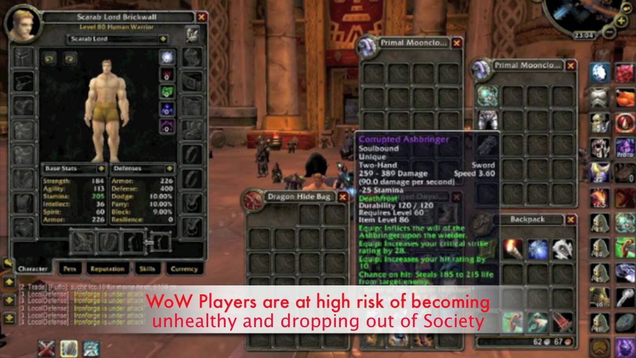 SAD WORLD OF WARCRAFT ADDICTION MOVIE