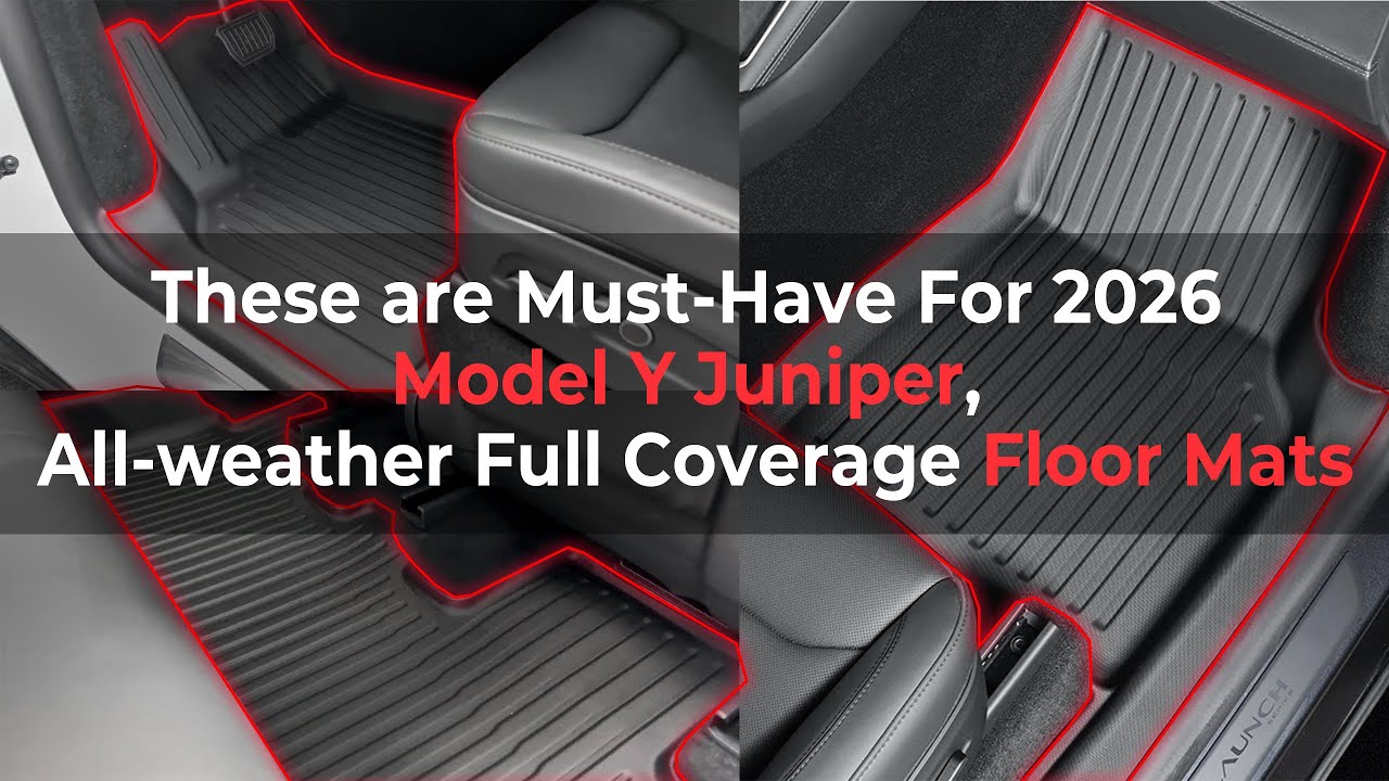 Must-See for 2025+ Tesla Model Y Owners! This floor mat will keep your car spotless forever! #yeslak