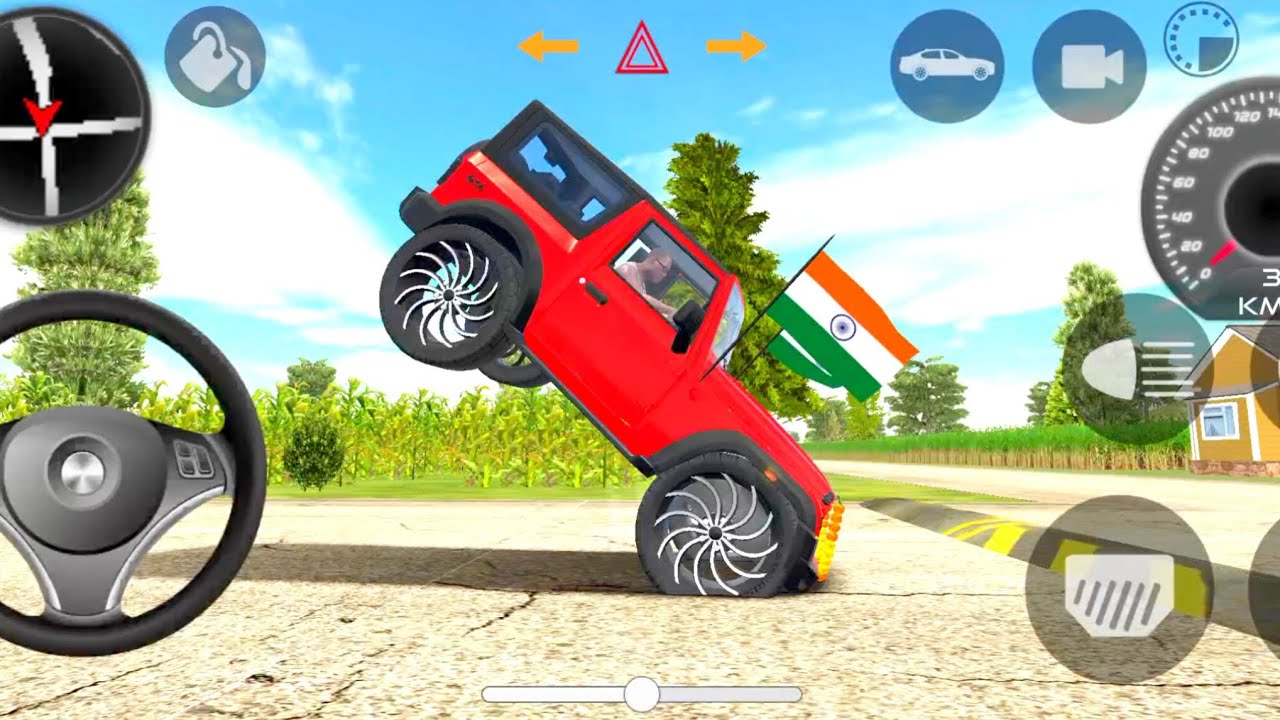 Modified Mahindra Thar😈Games:Indian Red Thar (Gadi Wala Games) Car Game Android Game - #2026