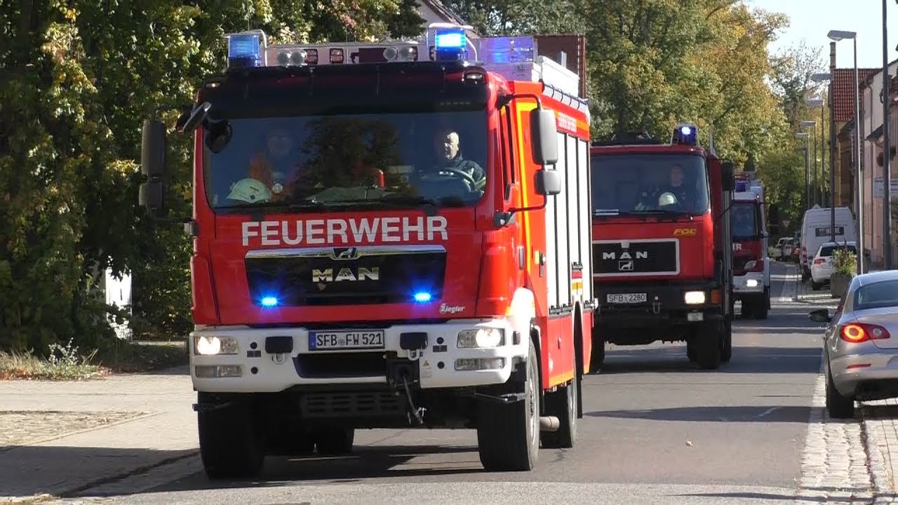 [Busunglück mit mehreren Verletzten] Einsatzübung bei Senftenberg (Neuer RW)