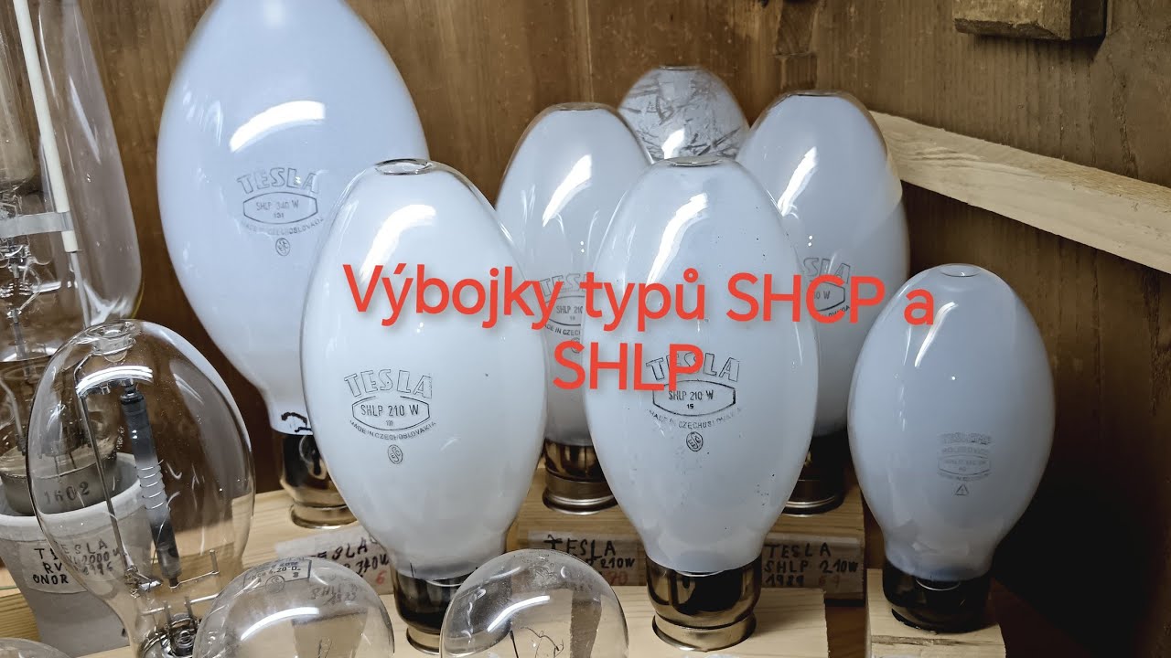 Všechny Výbojky typů: SHCP a SHLP 110,210,340 W