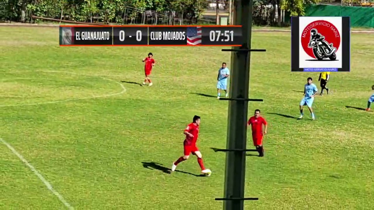 Primer Tiempo Club Mojados vs selectivo Pueblo Nuevo, Guanajuato.