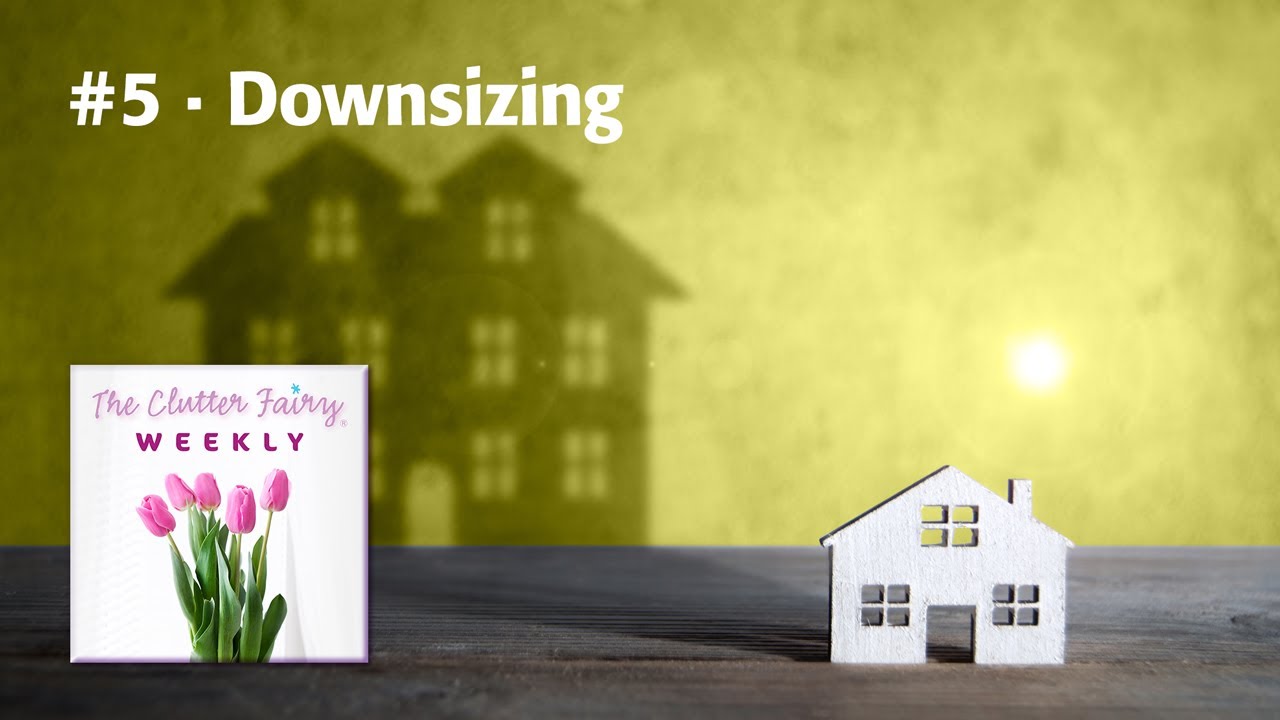 Declutter for downsizing | White-elephant trunk | Math of downsizing - The Clutter Fairy Weekly #5