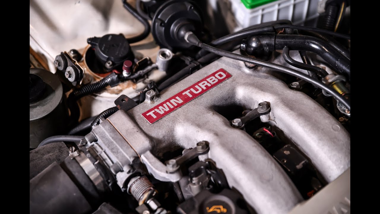 1990 - Nissan 300ZX Twin Turbo (Start, Idle, Boost Gauge, Engine)